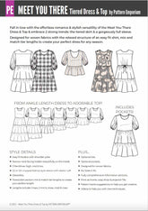 Meet You There | Tiered Dress & Top PDF Sewing Pattern